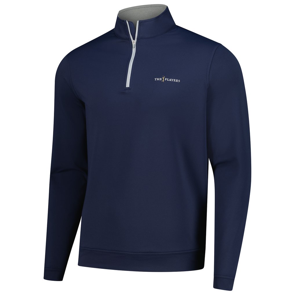  THE PLAYERS Peter Millar Perth Performance Quarter-Zip Pullover - Navy